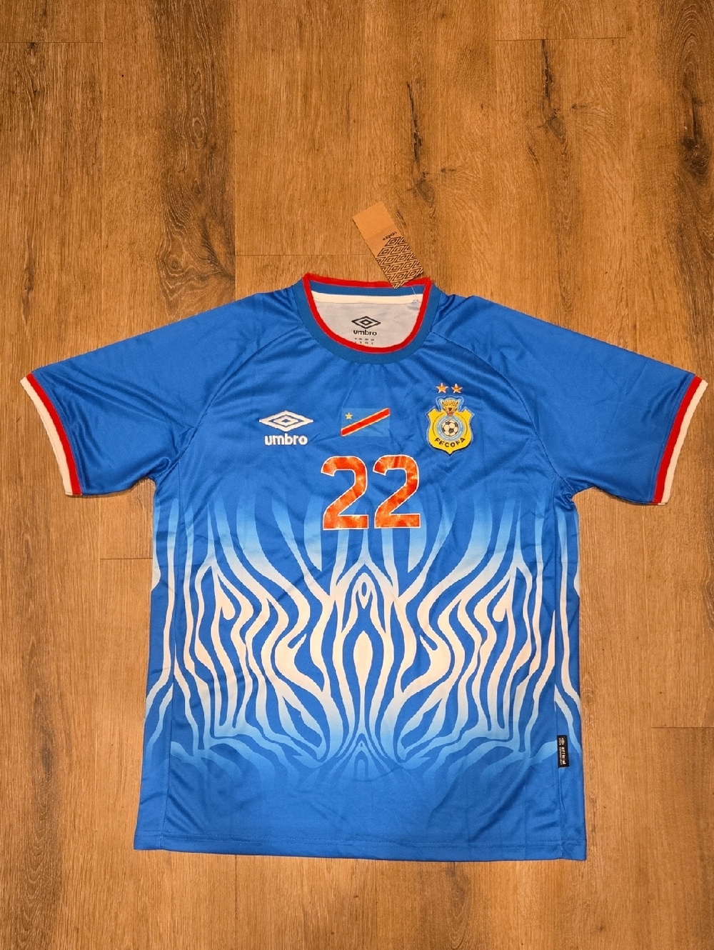 DR CONGO Chancel Mbemba #22 Blue Kit World Cup Mens Sizes Brand New